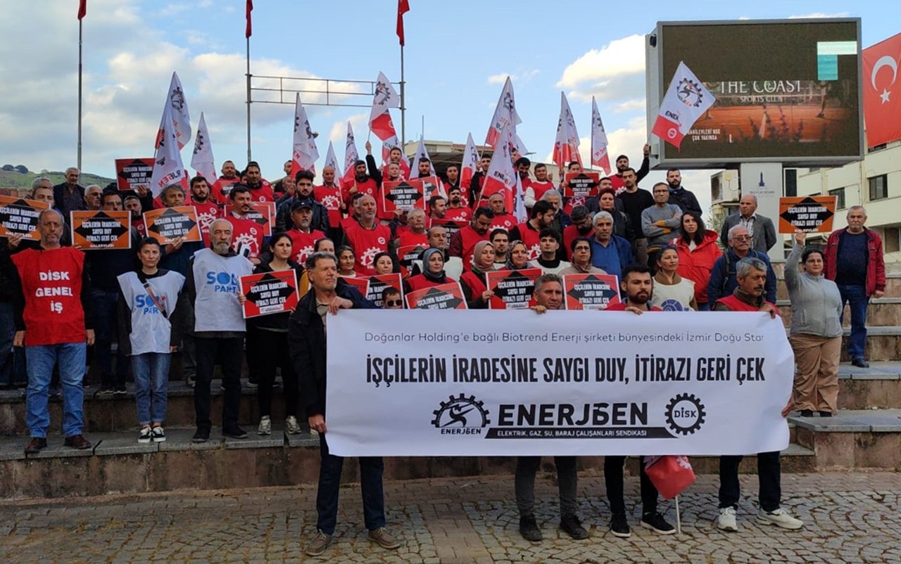 Bergama’da işçi eylemi; "Yağma yok, örgütlü işçi var"