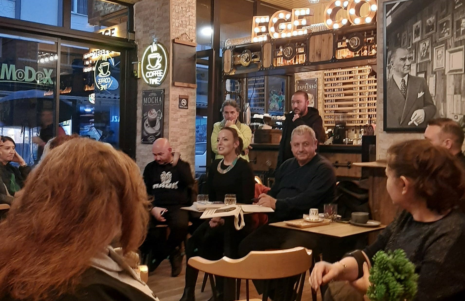 Dikili’de Athena’nın Rafı Sefa Taşkın’ı konuk etti