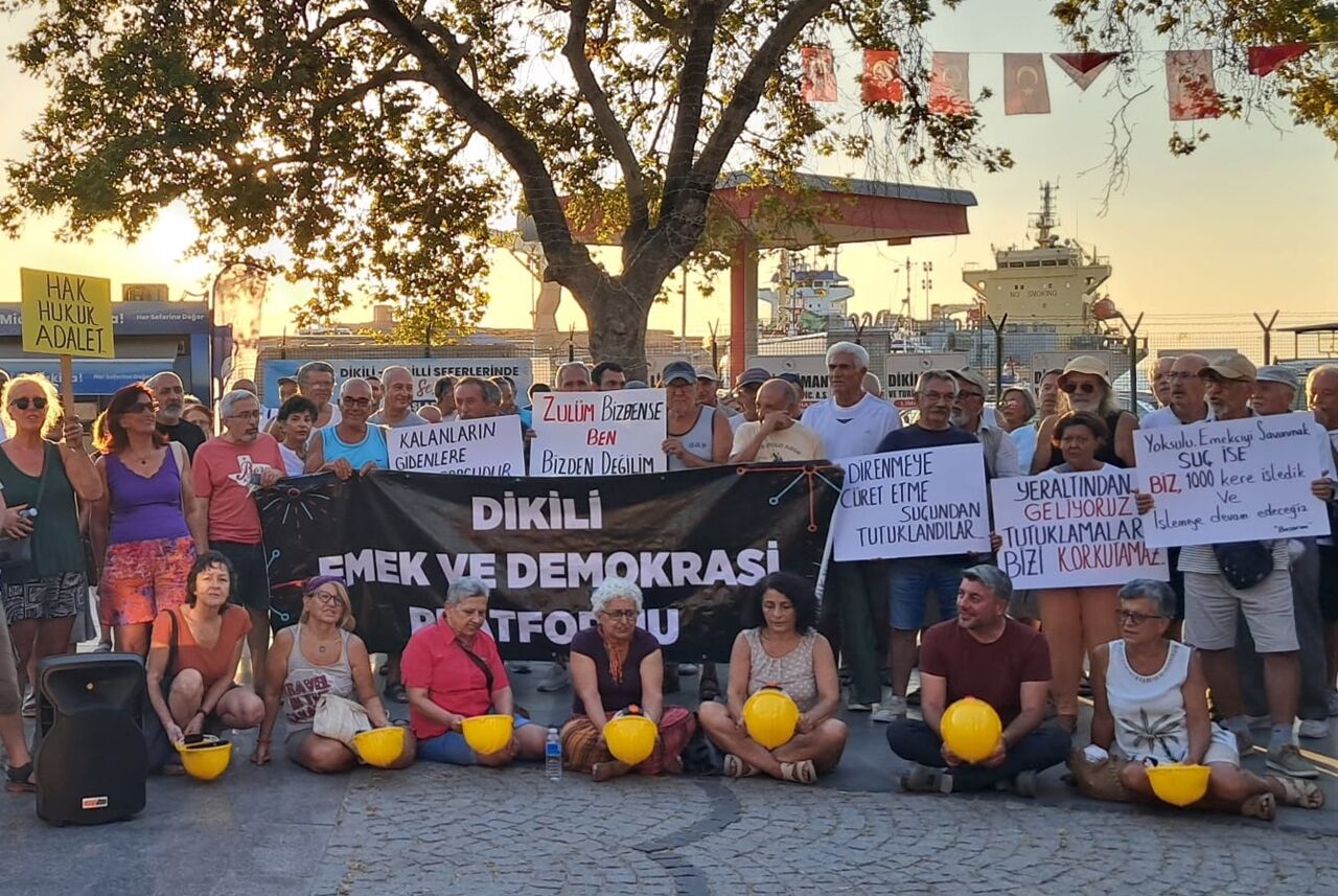 Dikili; Tutuklu sendikacılara özgürlük!
