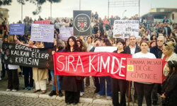 Bergama’da eğitimde şiddete karşı kitlesel yürüyüş yapıldı