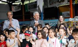 Bergama'da Dünya Çevre Günü'nde atıklar mamaya dönüştürüldü