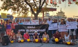 Dikili; Tutuklu sendikacılara özgürlük!
