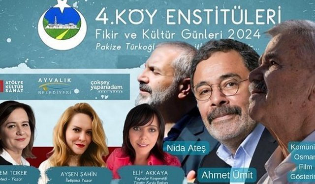 Ayvalık'ta 'Köy Enstitüleri Fikir ve Kültür Günleri' başlıyor