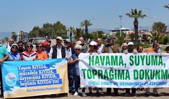 Dikili Kıyı Hareketi; "Kıyılarımızı yağmalattırmayacağız"