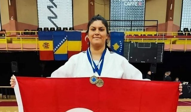 Dikilili Milli Judocu, 23 Yaş Altı Balkan Judo Şampiyonası’nda üçüncü oldu