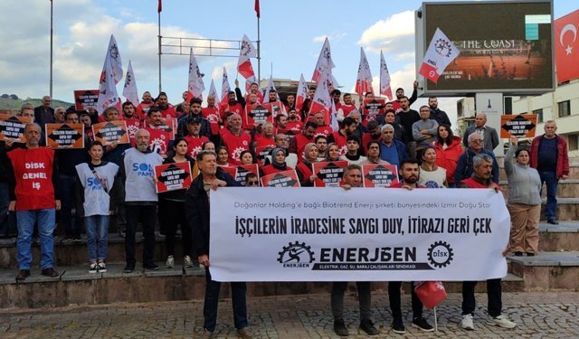 Bergama’da işçi eylemi; "Yağma yok, örgütlü işçi var"