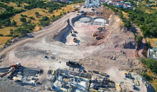 Dikili'de ileri biyolojik arıtma tesisi inşa ediliyor