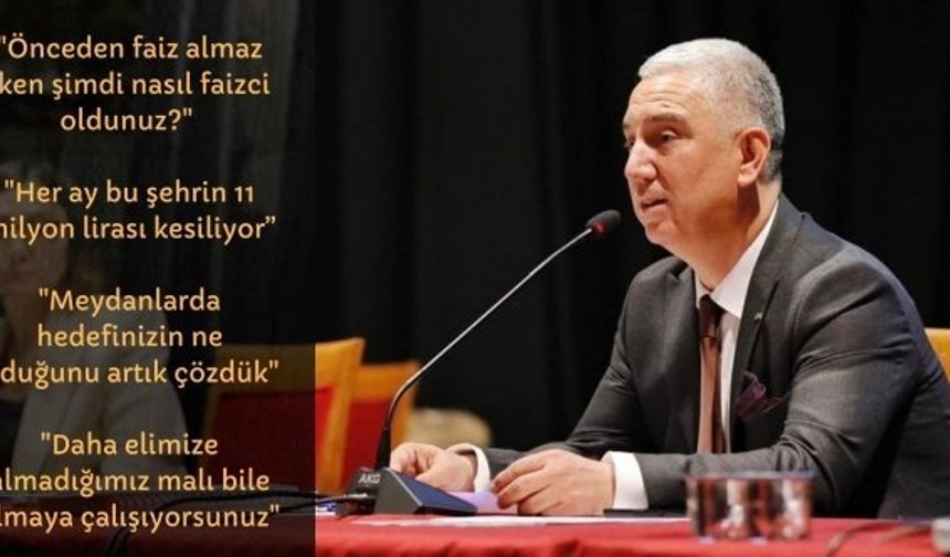 Bergama Belediye Başkanı Tanju Çelik'ten, çarpıcı açıklamalar!