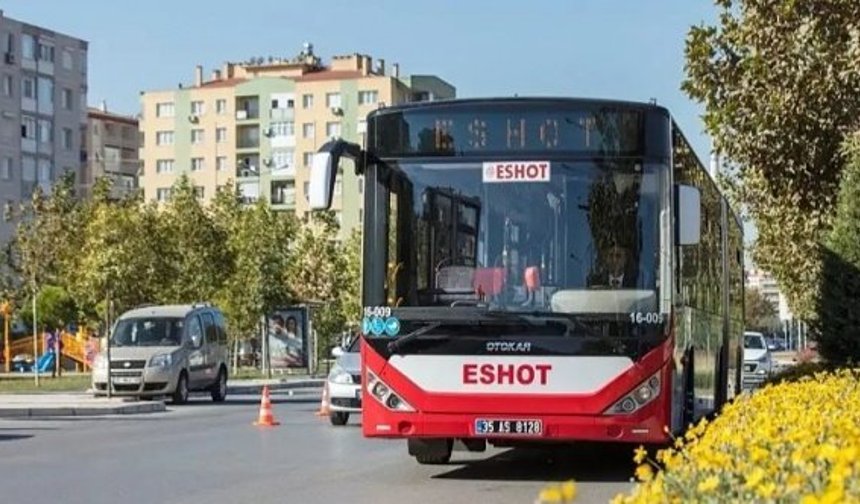 Bergama’da granit taş çalışması toplu ulaşımı etkiledi!
