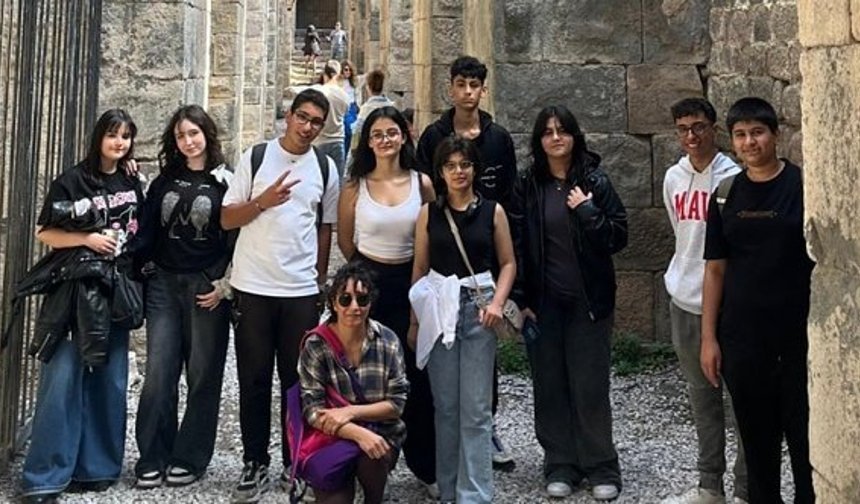 Pergamon Antik Kenti’nde dil becerilerini geliştirdiler