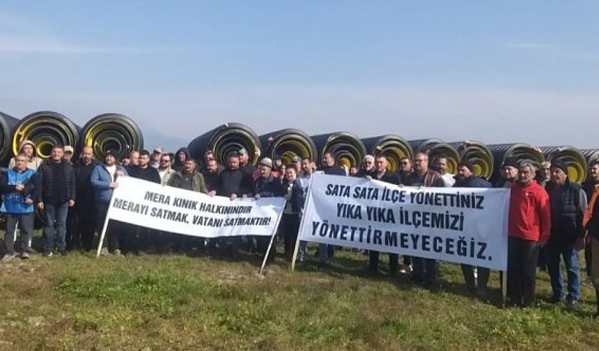 Kınık’ta köylü OSB'ye karşı direniyor!