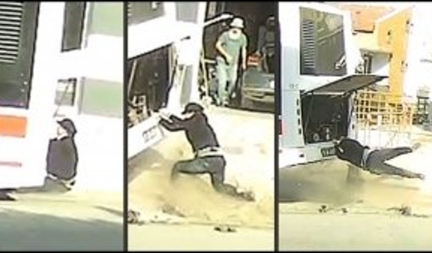 Dikili'de inanılmaz kaza!