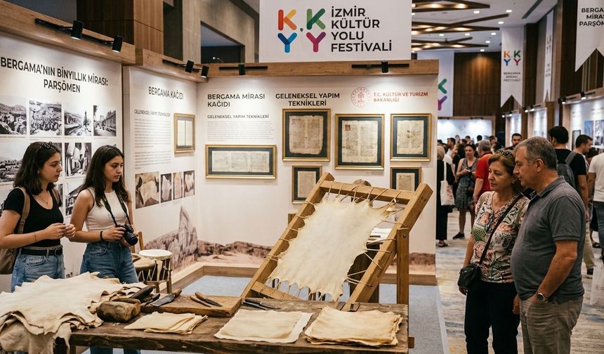 İzmir Kültür Yolu Festivali'nde Bergama mirası tanıtıldı
