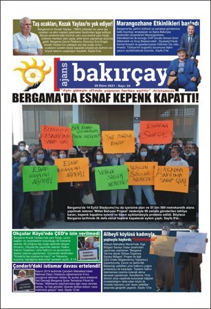 Ajans Bakırçay - 29.10.2021 Manşeti (Sayı 24)