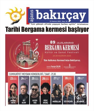 Ajans Bakırçay - 23.06.2025 Manşeti (Sayı 63)