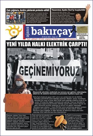 Ajans Bakırçay - 31.12.2021 Manşeti (Sayı 27)