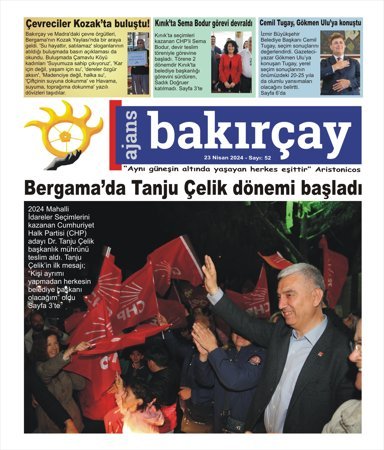 Ajans Bakırçay - 23.04.2023 Manşeti (Sayı 52)