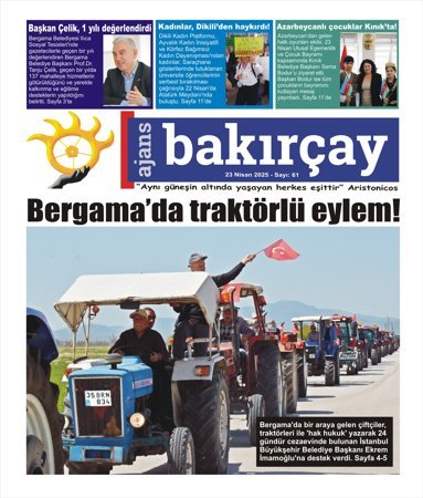 Ajans Bakırçay - 23.04.2025 Manşeti (Sayı 61)