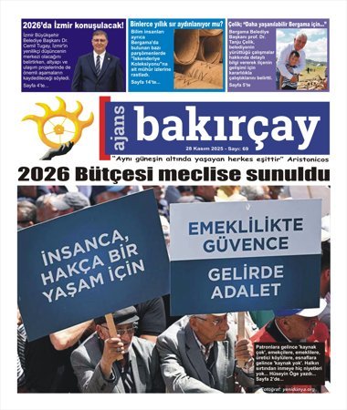 Ajans Bakırçay - 28.11.2025 Manşeti (Sayı 68)