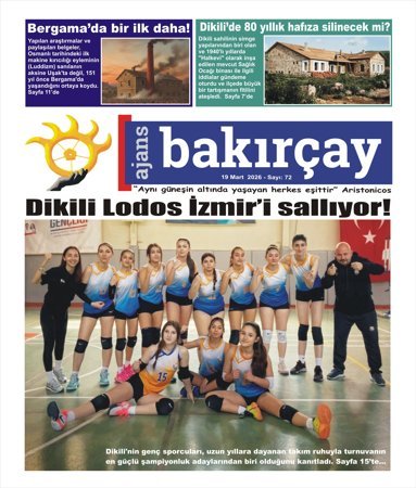 Ajans Bakırçay - 19.03.2026 Manşeti (Sayı 72)